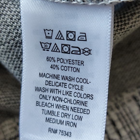 Tahari white and black shift dress Office Classic - Picture 6 of 6